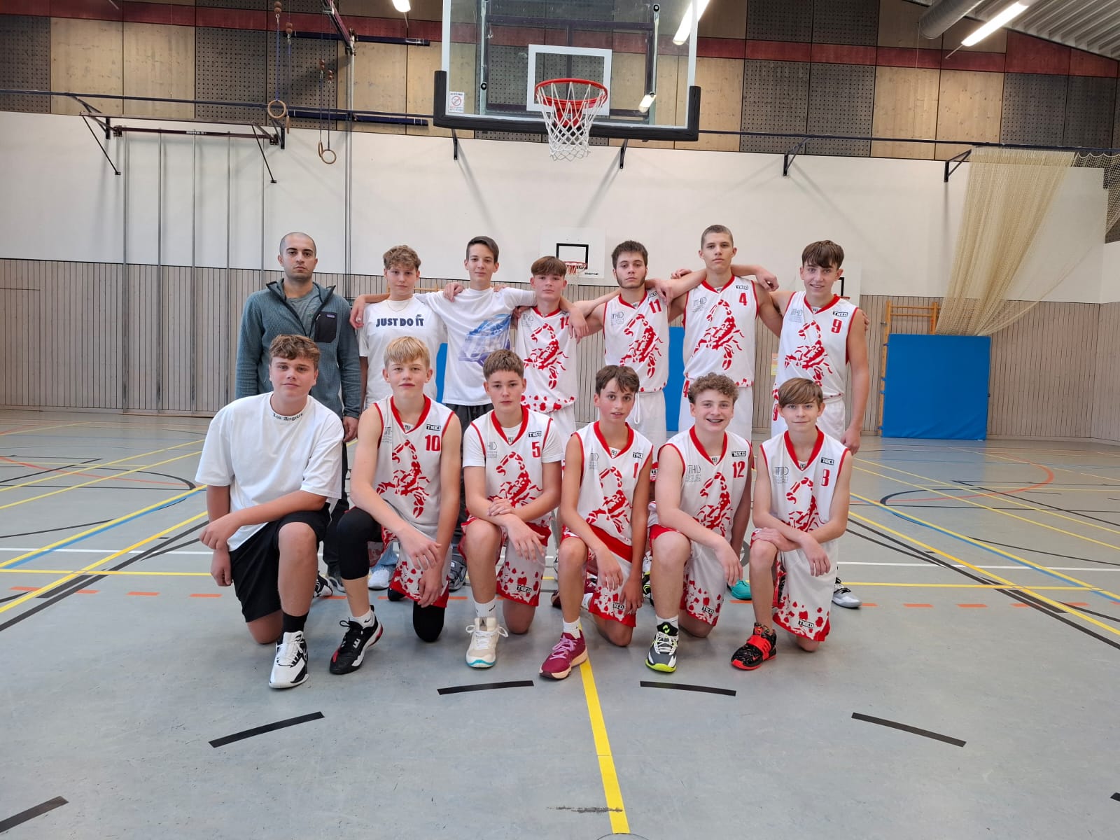 Mannschaftsfoto der TSV Plattling Scorpions U16